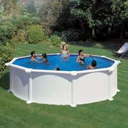Piscina fuori terra rigida GRE Atlantis bianco H 1.32 x ⌀ 4.6 m