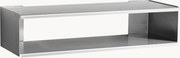 Scarpiera da parete in acciaio inox Taper