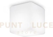 Luna plafoniera da esterno ip44 1 luce attacco e27 20x20cm