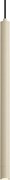 Lampada a sospensione moderna beige con rosone integrato - Chuba