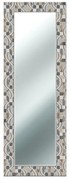 Specchio rettangolare in legno multicolore 44 x 127 cm
