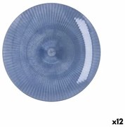 Piatto da pranzo Quid Sunset Azzurro Plastica 19 cm (12 Unità)