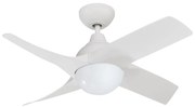 Ventilatore da soffitto Siroco new bianco, D. 91 cm INSPIRE