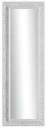 Specchio rettangolare in legno bianco 67 x 167 cm