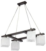 Jupiter 1098 - PO4 - Lampadario a sospensione POLA 4xE27/60W/230V wengé