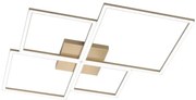 Four squares applique-plafoniera 90 cm. gold 1162-90-go