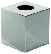 Dispenser per fazzoletti 12x13 cm, finitura argento
