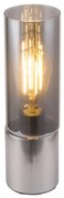 GLOBO 21000N - Lampada da tavolo ANNIKA 1xE27/25W/230V diametro 9 cm cromo