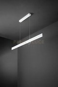 Sospensione kante led 48w 3648lm - cct 3000k 4000k 6000k in allumin...