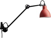 Lampe Gras - 222 Applique da Parete Rosso/Nero Lampe Gras