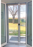 Zanzariera avvolgibile MEDAL Bazar Libera SunScreen per portafinestra L 320 x H 250 cm bianco reversibile riducibile