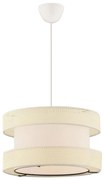 Lampadario a sospensione su cavo HALO 1xE27/60W/230V colore crema