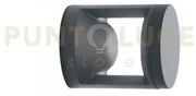 Applique led wami in alluminio antracite 10w 1530lm cct ip65 12x14,...
