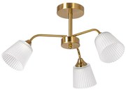 Lampadario a sospensione con supporto rigido 3xE14/60W/230V oro