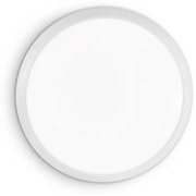 Plafoniera Moderna Gemma Materie Plastiche Bianco Led 24W 3000K Luce Calda