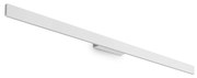 Applique Da Parete Contemporaneo Linea Alluminio Bianco Led 23W 3000K Ip54