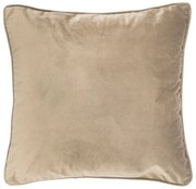 Cuscino vellutato beige chiaro, 45 x 45 cm - Tiseco Home Studio