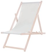 Lettino da giardino grigio/faggio