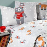 Completo Lenzuola in Cotone Teddy Singolo Caleffi Kids