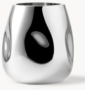 Vaso piccolo in vetro soffiato Mirror, alt. 17 cm