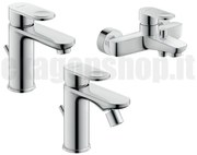 Duravit B.3 serie Miscelatori Monocomando per Lavabo, Bidet E Vasca Cromo 3pz