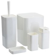 Set da bagno SIERRA 5 pz bianco