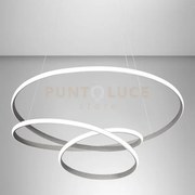 Diva s/g - lampadario a sospensione colore titanio a led 3000k 2350...