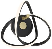 Zuma Line MB9717-1-3BGN - Applique a LED INDIGO LED/14W/230V nero/oro