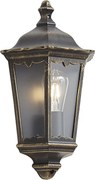 Lanterna da parete classica da esterno oro antico IP44 - Havana Half