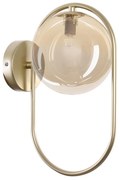 Applique CORDEL 1xG9/28W/230V ottone/fumé beige