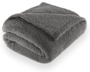 Coperta grigia in micropile 150x200 cm Cocoon – Tiseco Home Studio