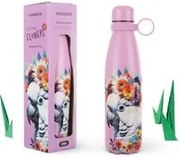 Bottiglia termica 500 ml Pappagallo Animal Flowers