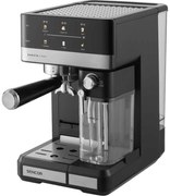 Sencor - Macchina per caffè espresso a portafiltro 1350 W/230 V nero/cromo satinato