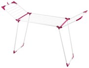 WENKO 3774021100 - Stendibiancheria SUMMER DRY 153x76 cm bianco/rosa