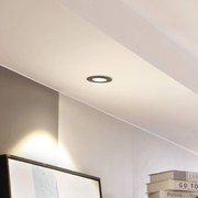 Arcchio LED downlight Lirin, nero, 3.000K