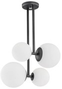 Argon 1645 - Lampadario su palo ASPEN 4xE27/15W/230V antracite