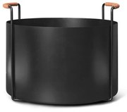 ferm LIVING - Port Firewood Bucket Nero ferm LIVING