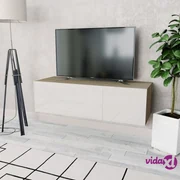 VidaXL Mobile tv con ruote bianco 80x40x40 cm in legno multistrato Mobili  porta tv 