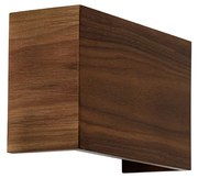 Applique da parete in legno di noce rustica - Otan