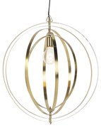 Lampada a sospensione vintage in ottone - Rings