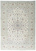 Kashan Tappeto 350 x 240 Beige (Iran) Annodato A Mano