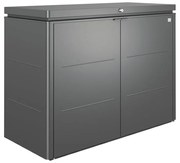 Baule BIOHORT HIGHBOARD 160 in acciaio grigio scuro L 160 x H 118 x P 70 cm