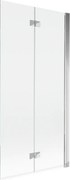 Mexen Mist paravento da doccia a 2 ante destro 90 x 150 cm, trasparente, cromo - 8A9-090-002-01-00-P