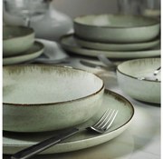 Set da tavola 12 pezzi, verde, porcellana
