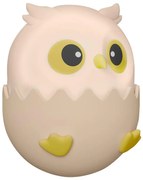 LED RGBW Dimmerabile per bambini touch lampada LED/1W/5V USB 1200 mAh gufo rosa