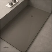 Duplach "Plus" Piatto Doccia Marmoresina Effetto Pietra Colore Taupe 100x200 H 3