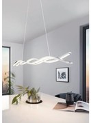 Lampadario LED moderno Lasana grigio, luce calda 5400 lumen, EGLO