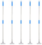 Manici Per Tergipavimento 5pz 119,5cm İn Acciaio E Plastica /