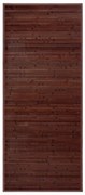 Tappeto in bambù marrone scuro 75x175 cm - Casa Selección