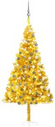 Albero di Natale Preilluminato con Palline Oro in diverse misure PET, Albero di Natale Preilluminato con Palline Oro 180 cm PET II